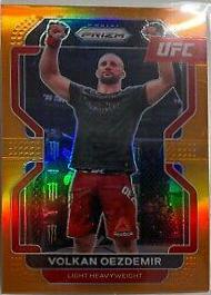 Volkan Oezdemir 2022 Panini Prizm UFC Base #184 Orange