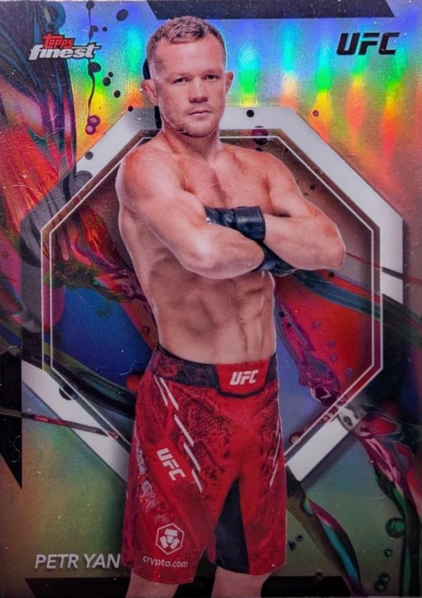 Petr Yan 2024 Topps Finest UFC Base Common #46 Refractor