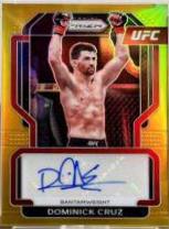 Dominick Cruz 2022 Panini Prizm UFC Signatures #30 Gold