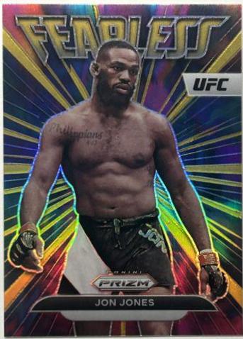Jon Jones 2023 Panini Prizm UFC Fearless #29 Gold