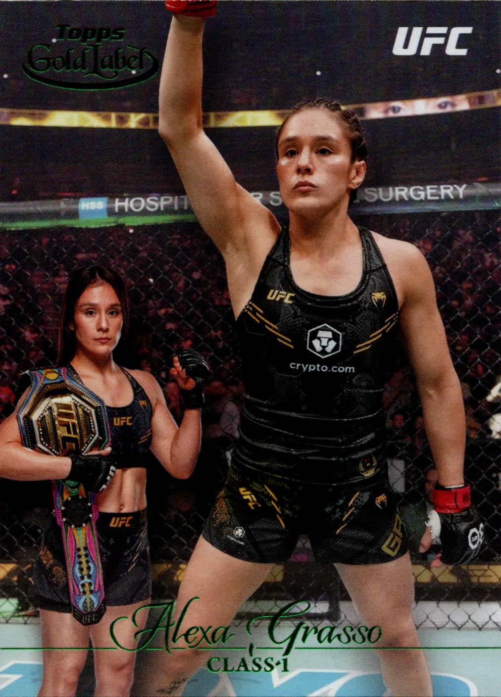 Alexa Grasso 2024 Topps Gold Label UFC Base Class I #20 Green
