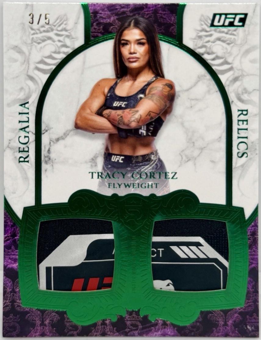 Tracy Cortez 2025 Topps Royalty UFC Regalia Relics #RR-TC Green