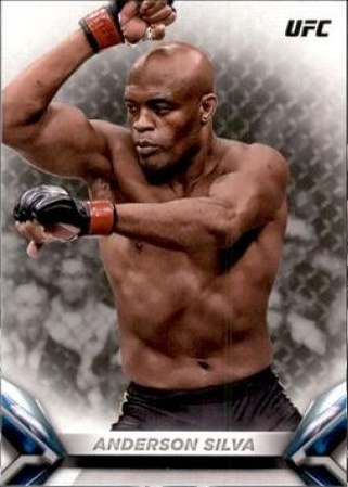 Anderson Silva 2018 Topps UFC Knockout Base #7 Red