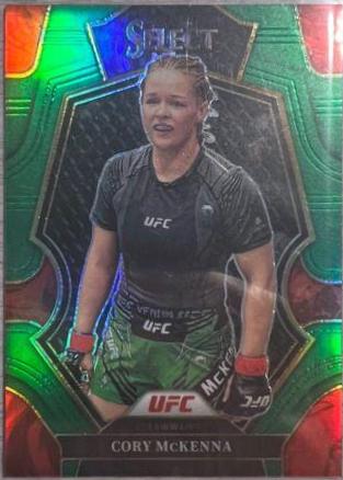 Cory McKenna 2023 Panini Select UFC Premier Level #112 Green