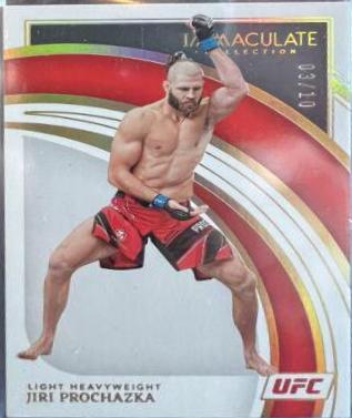 Jiri Prochazka 2022 Panini Immaculate UFC Base #90 Gold