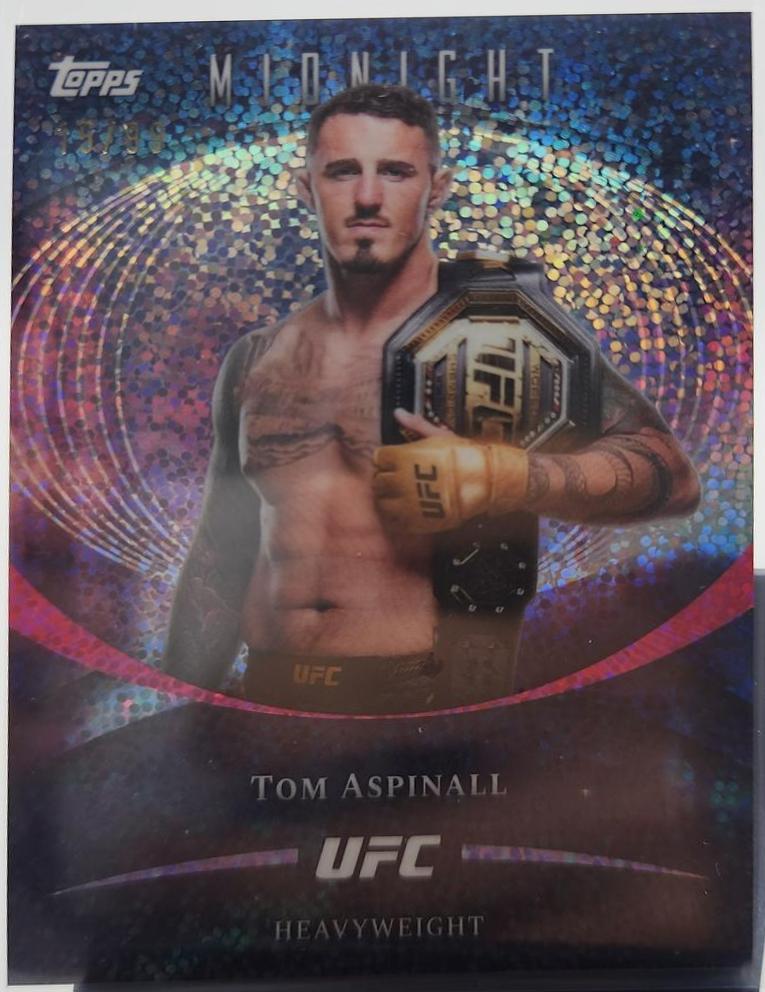 Tom Aspinall 2026 Topps Midnight UFC Base #10 Twilight