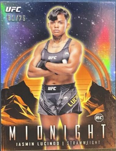 Iasmin Lucindo 2024 Topps Midnight UFC Base #59 Dusk