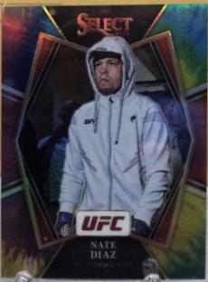 Nate Diaz 2022 Panini Select UFC Premier Level #102 Tie Dye