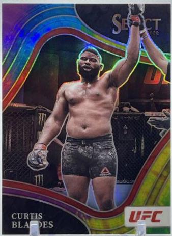 Curtis Blaydes 2022 Panini Select UFC Octagonside #258 Tie Dye