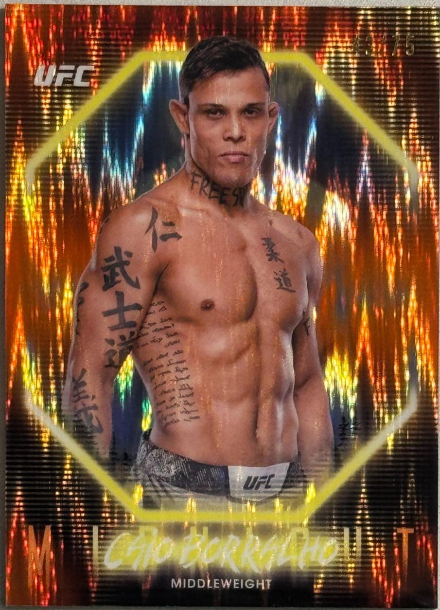 Caio Borralho 2025 Topps Midnight UFC Base #91 Dusk