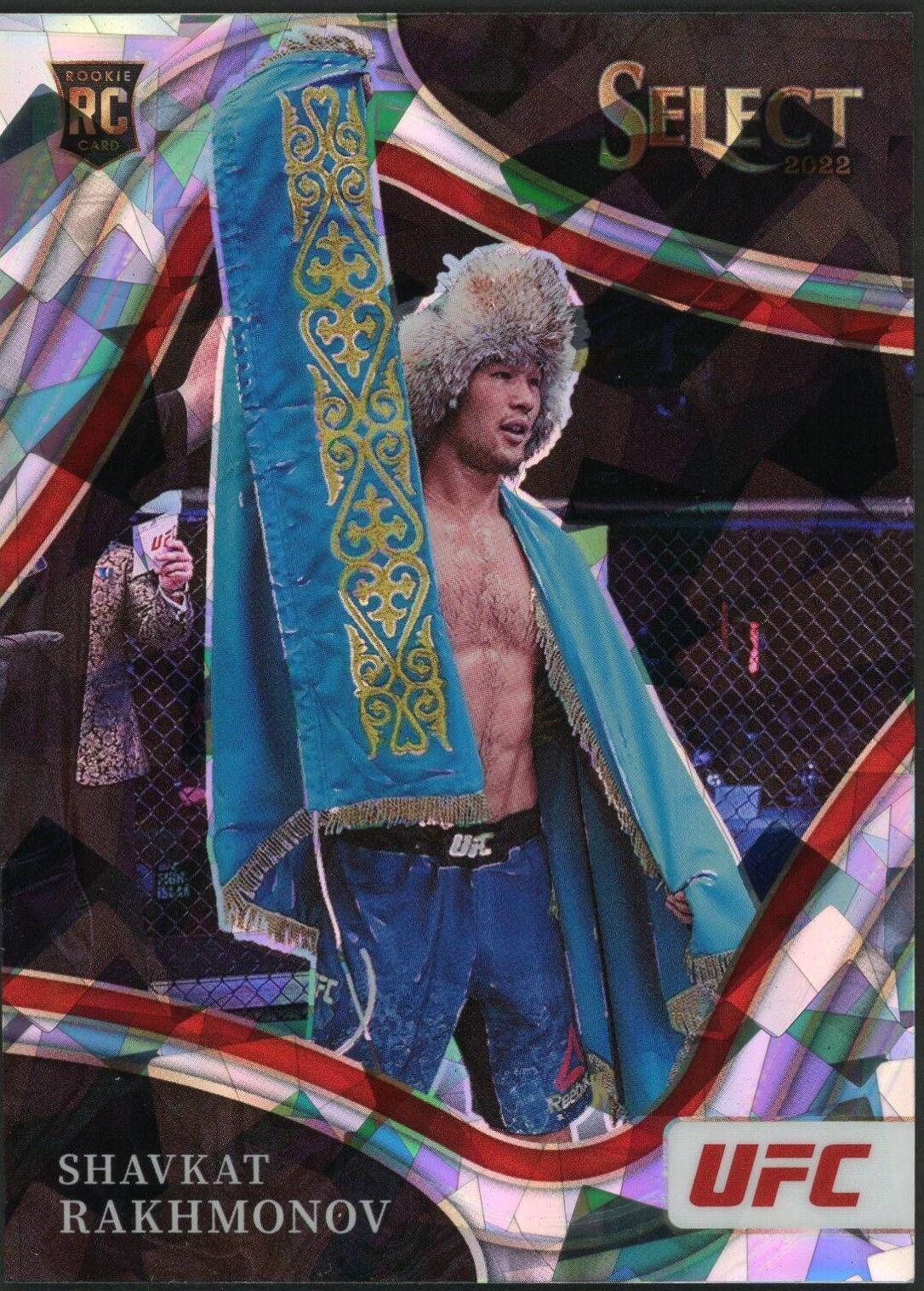 Shavkat Rakhmonov 2022 Panini Select UFC Octagonside #294 Cracked Ice
