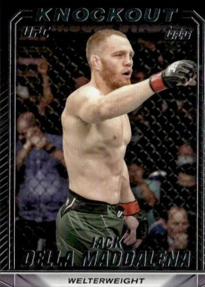 Jack Della Maddalena 2024 Topps Knockout UFC Base #56 Platinum