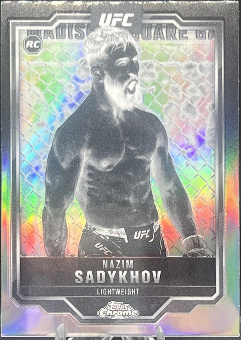 Nazim Sadykhov 2025 Topps Chrome UFC Base #157 Negative Refractor