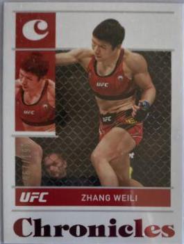 Zhang Weili 2022 Panini Chronicles UFC Base Chronicles #14 Red