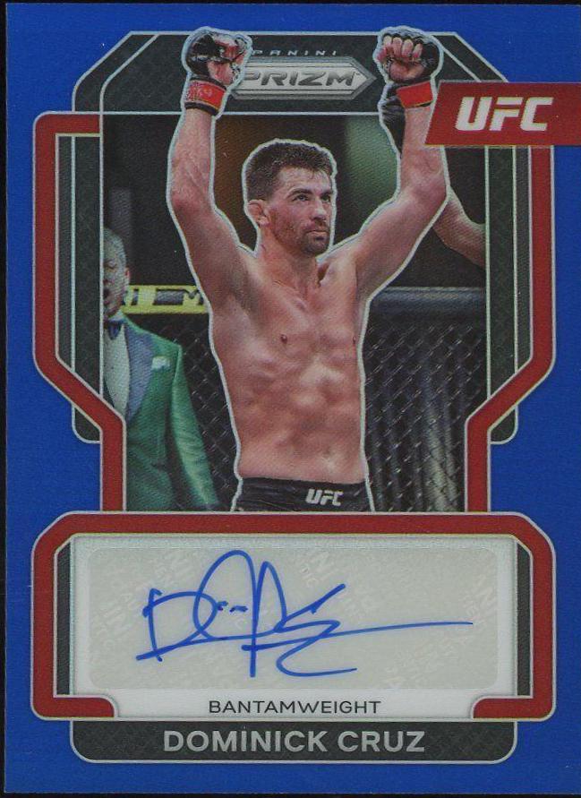 Dominick Cruz 2022 Panini Prizm UFC Signatures #30 Blue