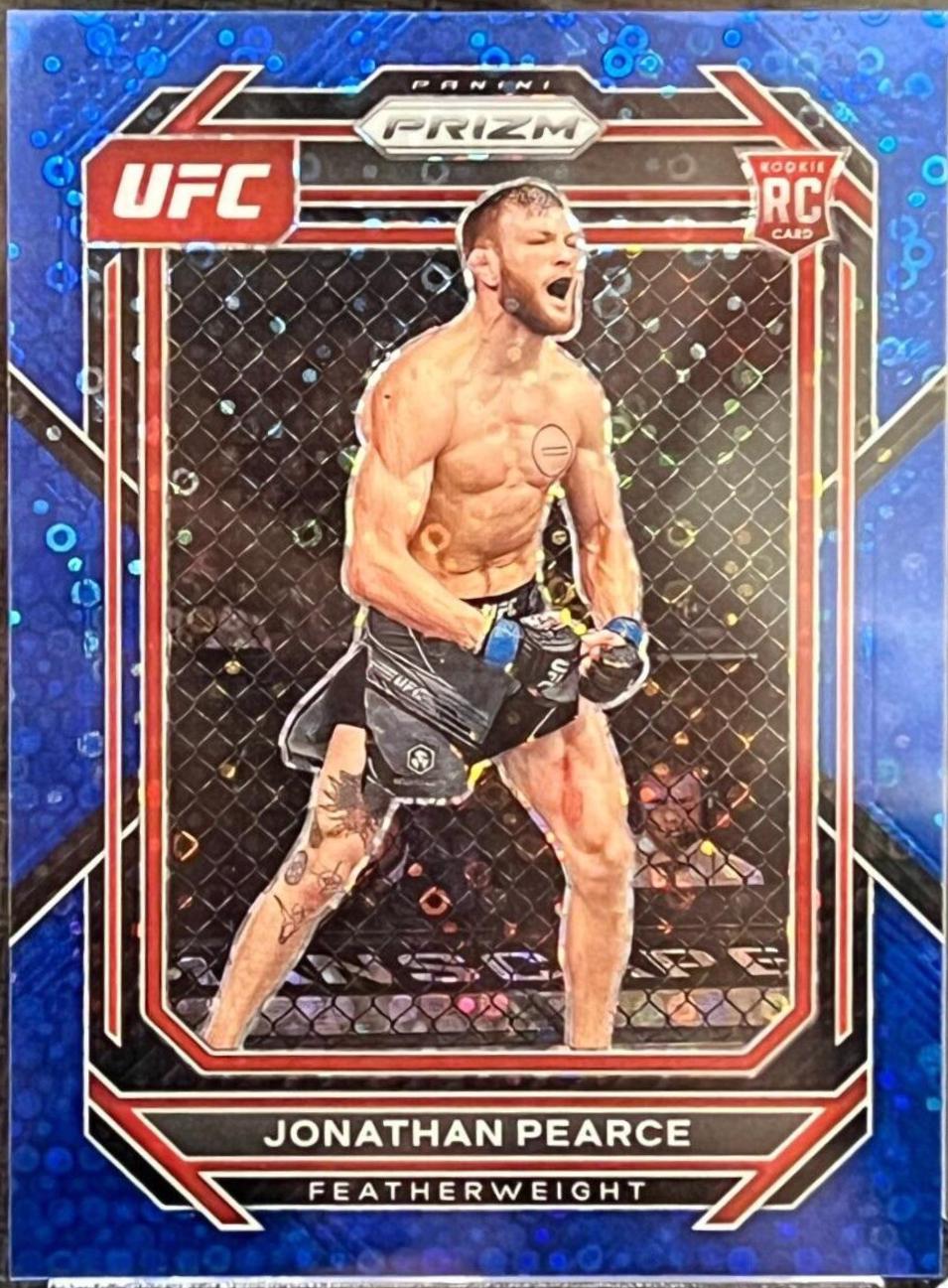 Jonathan Pearce 2023 Panini Prizm Under Card UFC Base #179 Blue