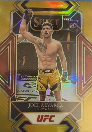 Joel Alvarez 2022 Panini Select UFC Mezzanine #356 Gold