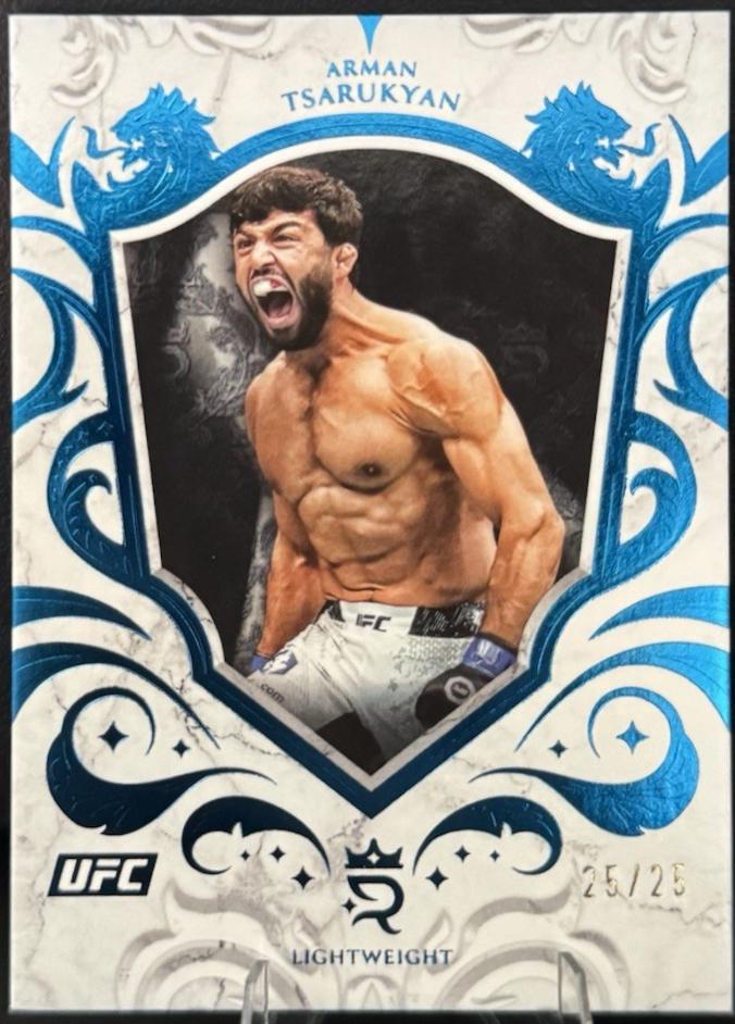 Arman Tsarukyan 2025 Topps Royalty UFC Base #6 Blue