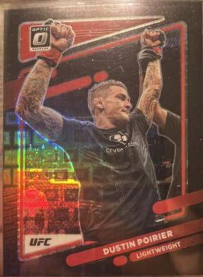Dustin Poirier 2022 Panini Donruss Optic UFC Base #2 Black Pandora