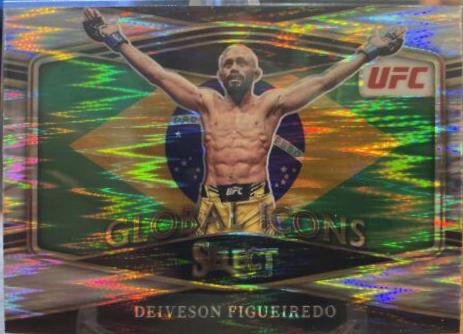 Deiveson Figueiredo 2022 Panini Select UFC Global Icons #3 Flash
