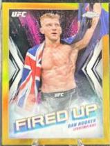 Dan Hooker 2024 Topps Chrome UFC Fired Up #FDP-19 Gold Refractor