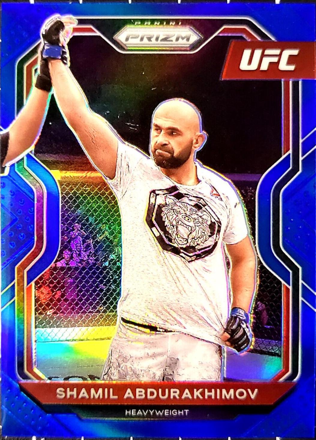 Shamil Abdurakhimov 2021 Panini Prizm UFC Base #6 Blue