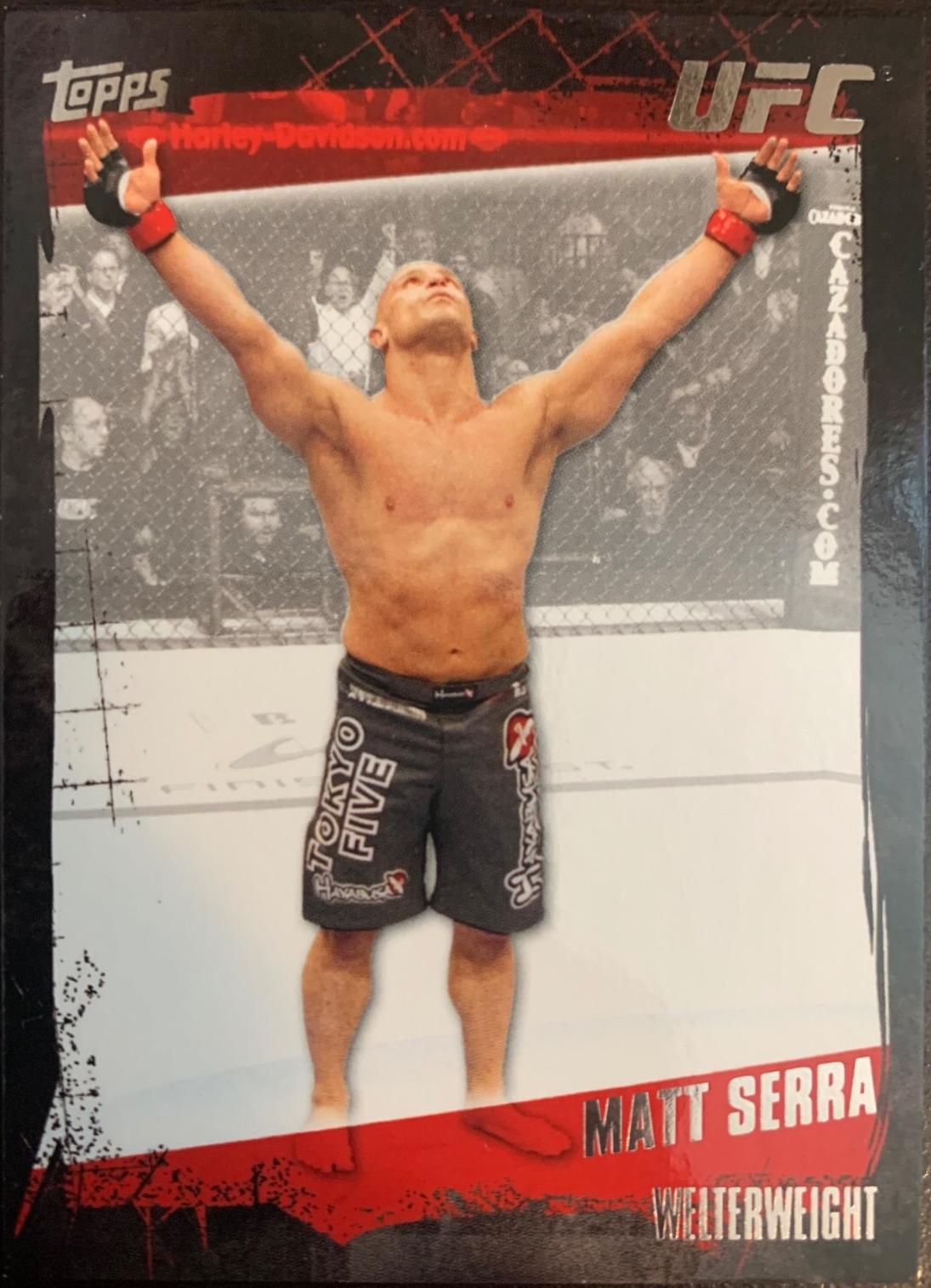 Matt Serra 2010 Topps UFC Base #86 Silver