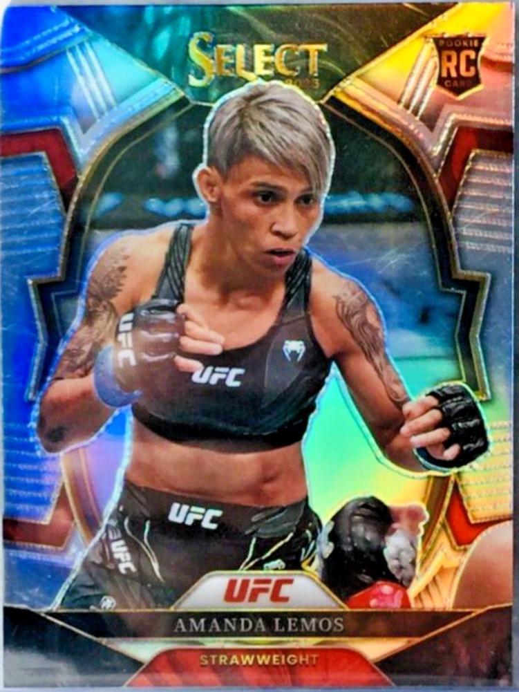 Amanda Lemos 2023 Panini Select UFC Concourse #68 Silver