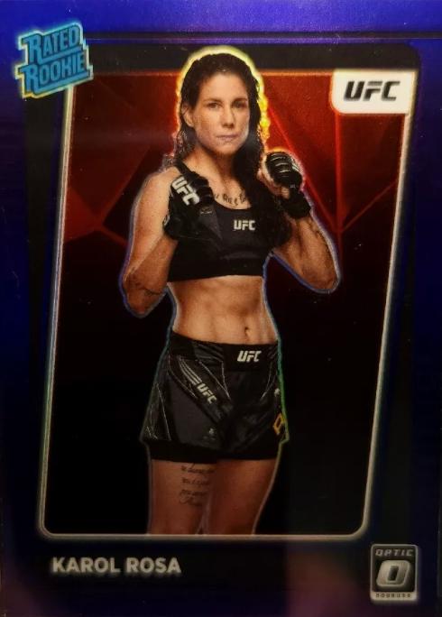 Karol Rosa 2022 Panini Donruss Optic UFC Base #102 Purple