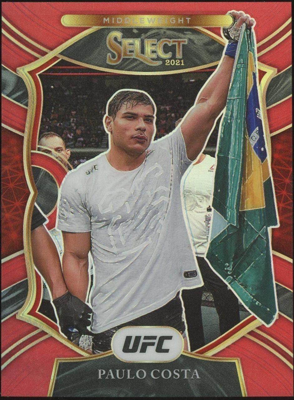 Paulo Costa 2021 Panini Select UFC Concourse #69 Red