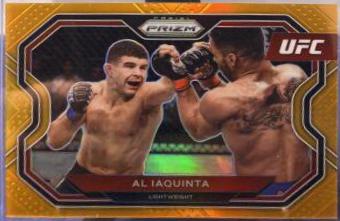 Al Iaquinta 2021 Panini Prizm UFC Base #102 Orange