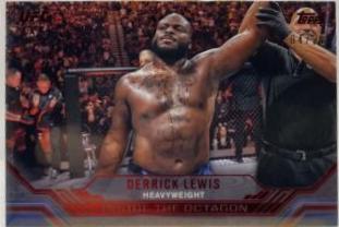 Derrick Lewis 2024 Topps Knockout UFC Inside the Octagon #ITO-11 Red