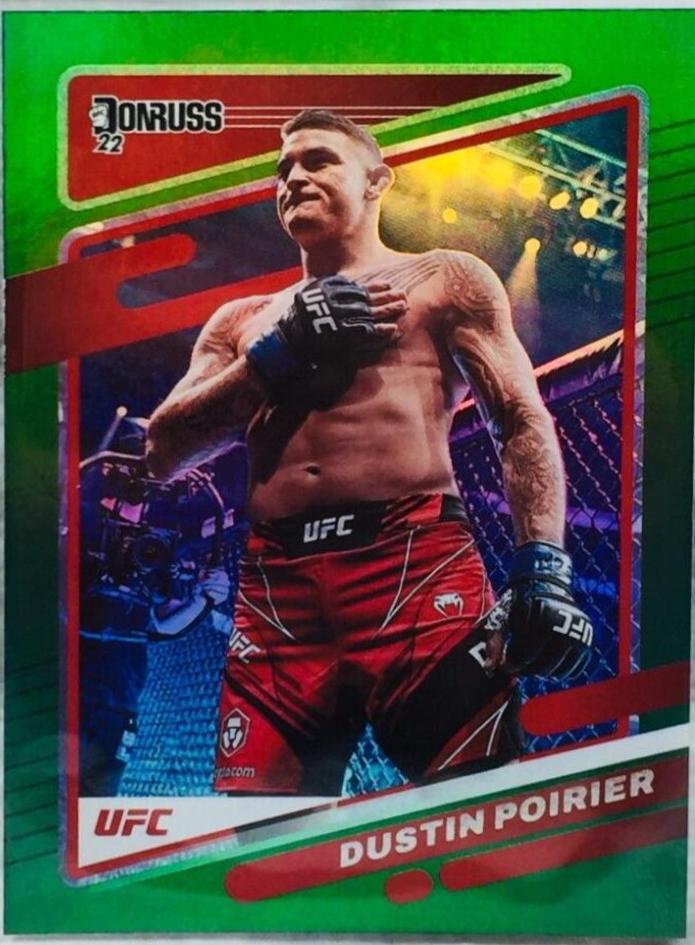 Dustin Poirier 2022 Panini Donruss UFC Base #29 Green