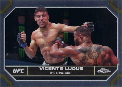 Vicente Luque 2024 Topps Chrome UFC Base #192 Red Refractor
