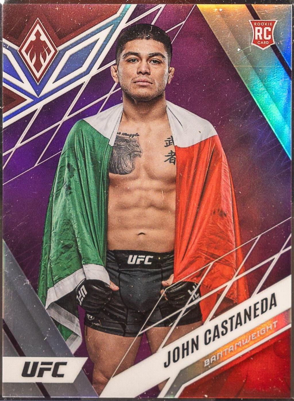 John Castaneda 2023 Panini Chronicles UFC Base Phoenix #317 Purple