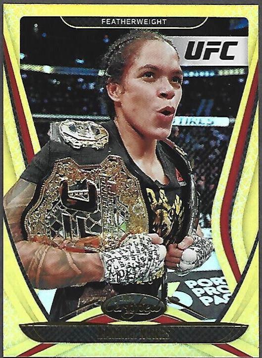 Amanda Nunes 2021 Panini Chronicles UFC Base Certified #121 Gold