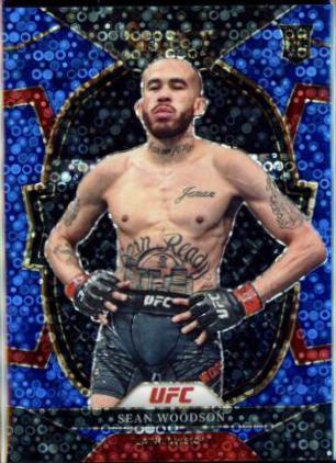 Sean Woodson 2023 Panini Select UFC Concourse #23 Blue Disco