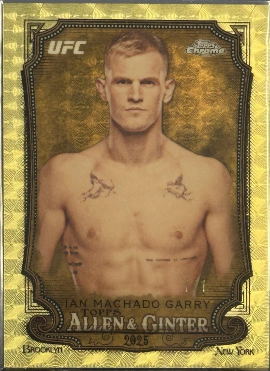 Ian Machado Garry 2025 Topps Chrome UFC Allen & Ginter #AAG-8 Superfractor