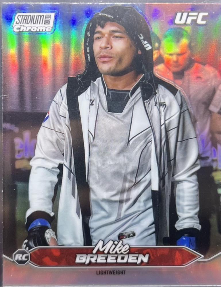 Mike Breeden 2025 Topps Stadium Club UFC Base Chrome #C-12 Refractor