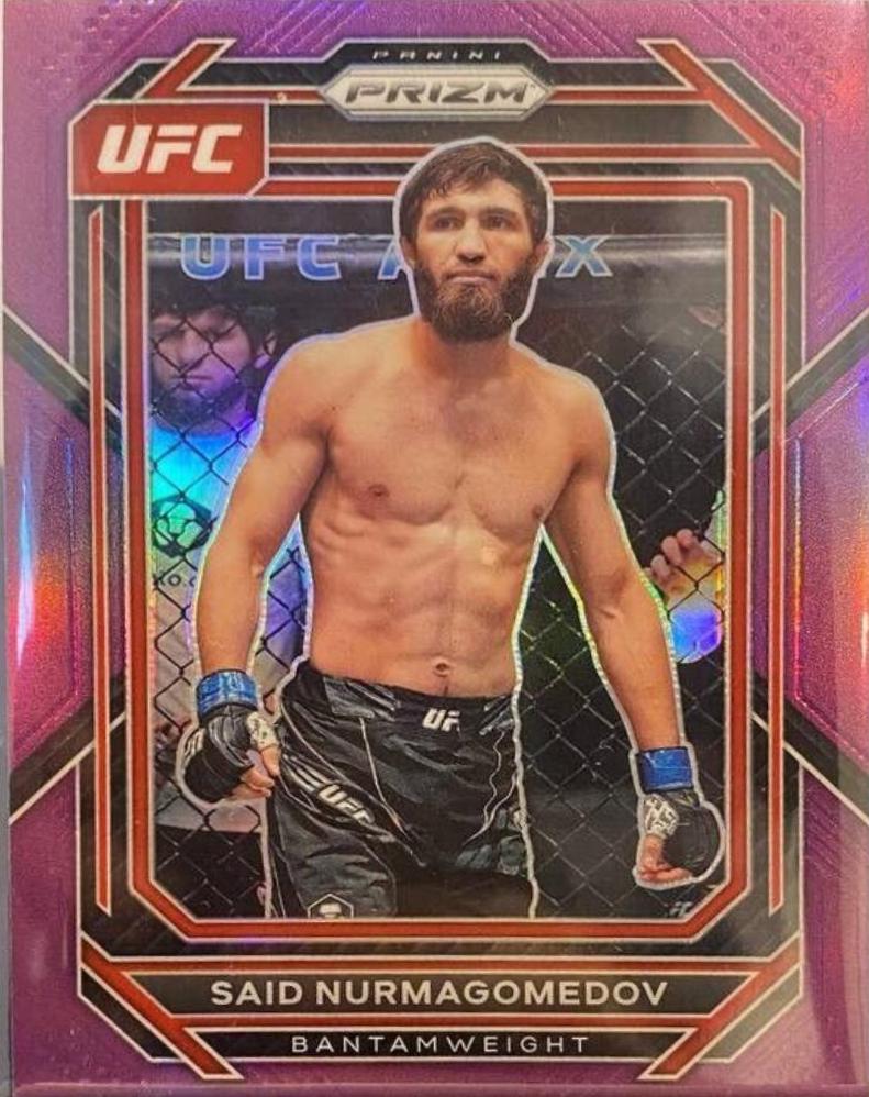 Said Nurmagomedov 2023 Panini Prizm UFC Base #104 Purple