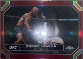 Robbie Lawler 2024 Topps Chrome UFC Base #165 Red Refractor