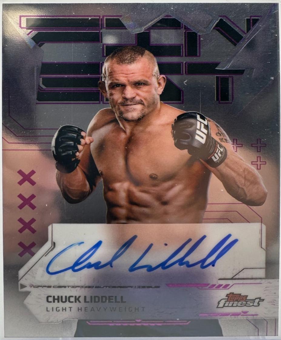Chuck Liddell 2025 Topps Finest UFC Finest Autographs #FA-CL