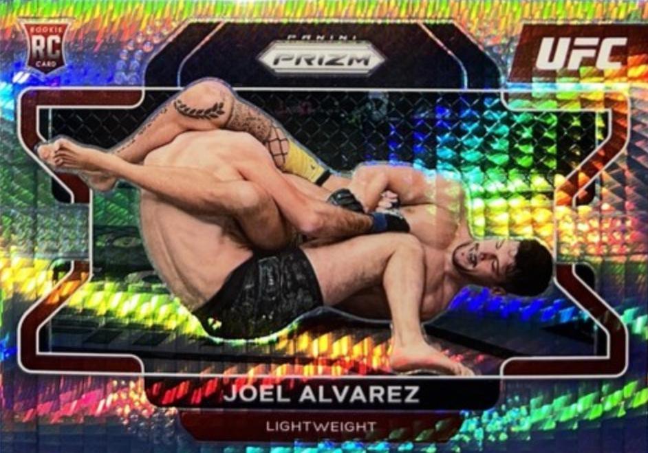 Joel Alvarez 2022 Panini Prizm UFC Base #93 Hyper