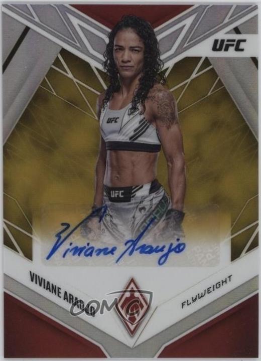 Viviane Araujo 2023 Panini Chronicles UFC Phoenix Autographs #28 Gold