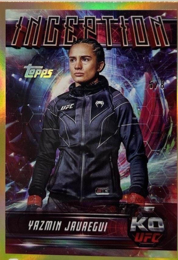 Yazmin Jauregui 2025 Topps Knockout UFC Inception #IN-69 Gold