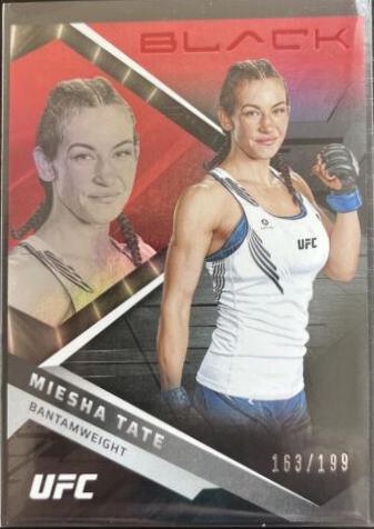 Miesha Tate 2022 Panini Chronicles UFC Base Black #204 Red