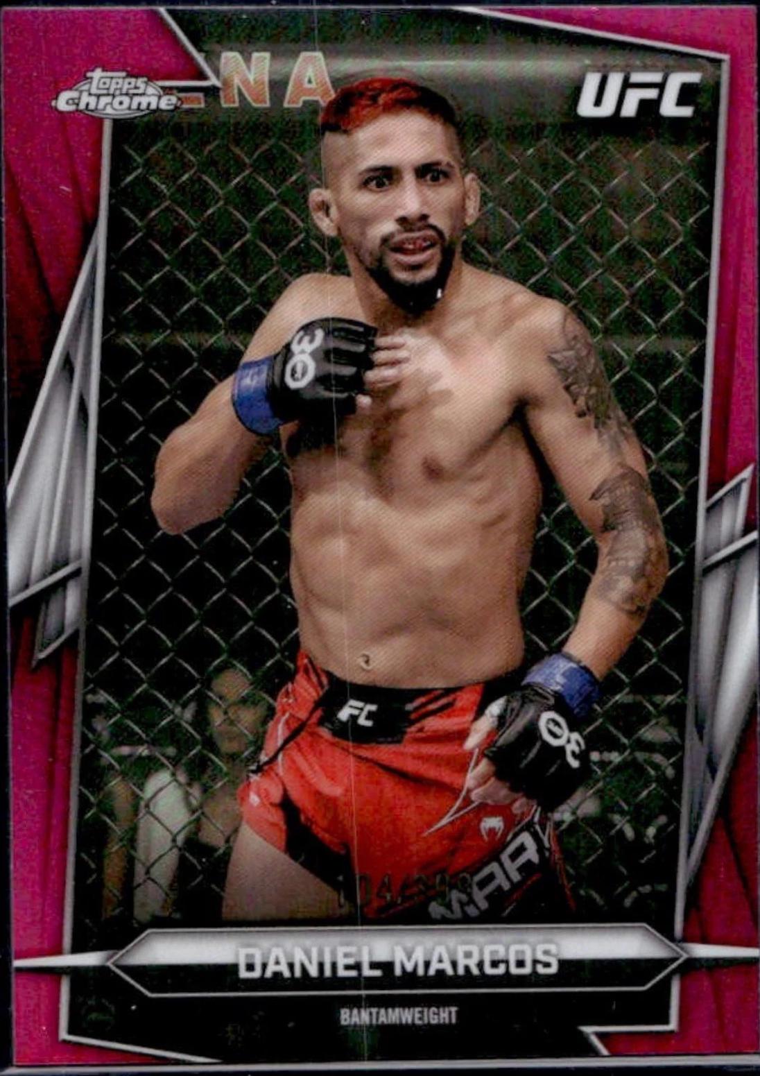 Daniel Marcos 2026 Topps Chrome UFC Base #43 Magenta Refractor