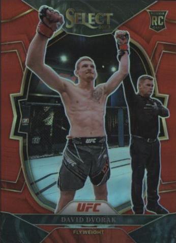 David Dvorak 2023 Panini Select UFC Concourse #42 Red