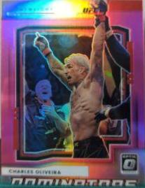 Charles Oliveira 2022 Panini Donruss Optic UFC Dominators #20 Pink