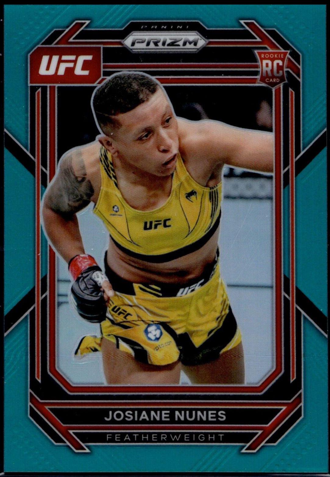 Josiane Nunes 2023 Panini Prizm UFC Base #199 Teal